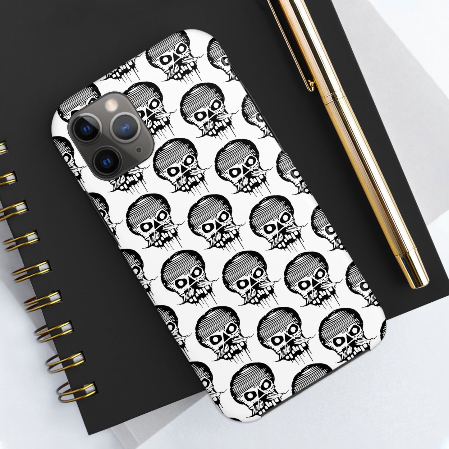 Skull White Tough Phone Case