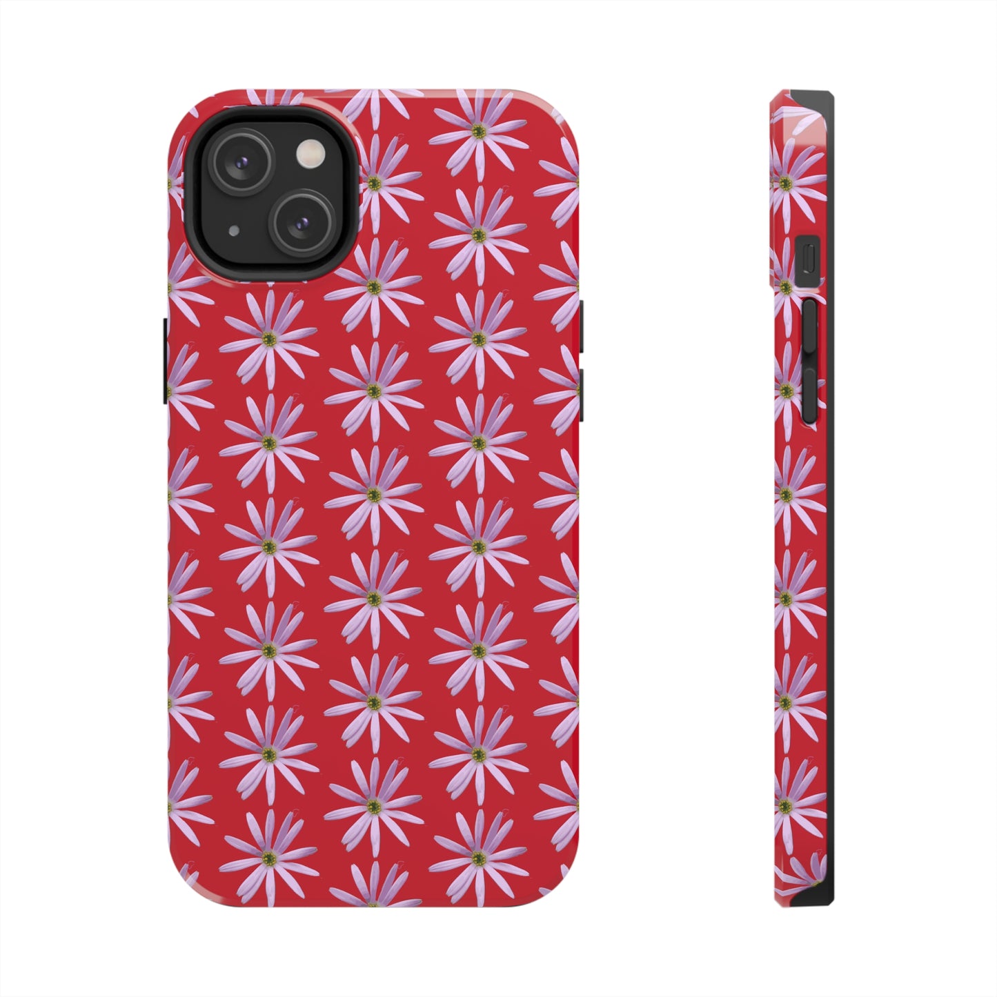 Aster Red Tough Phone Case