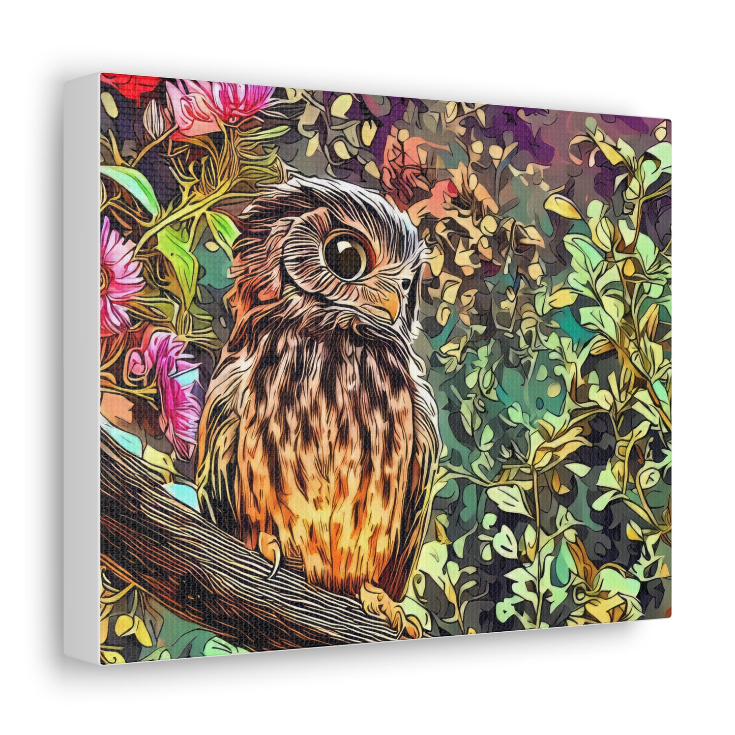 Idaho Owl - Canvas Wall Art