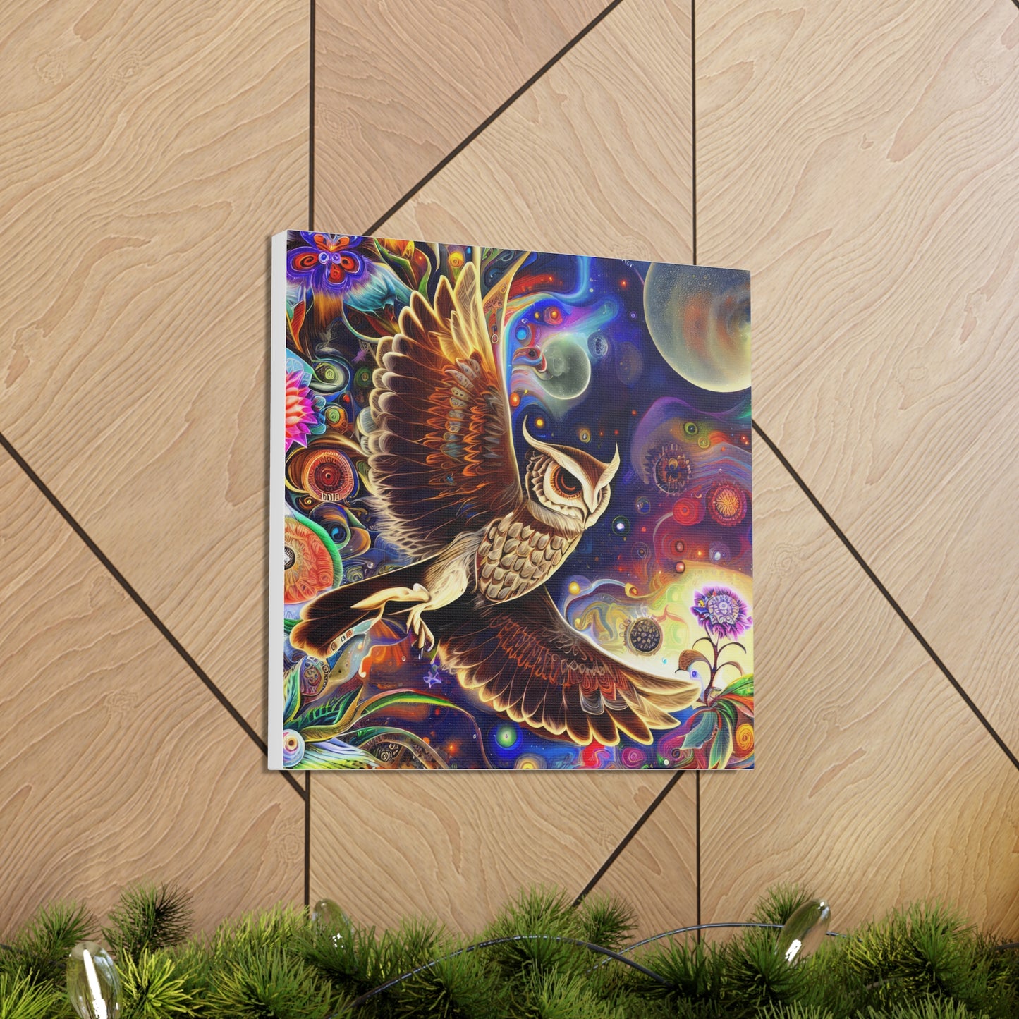 Michigan Owl - Canvas Wall Art