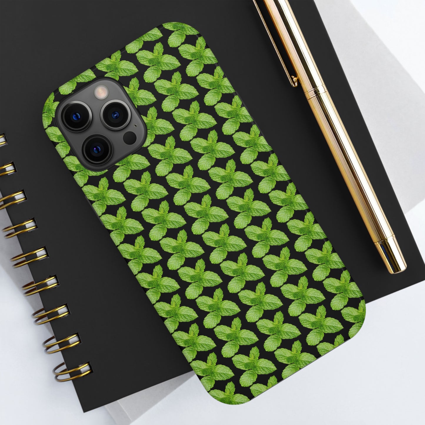 Mint Black Tough Phone Case