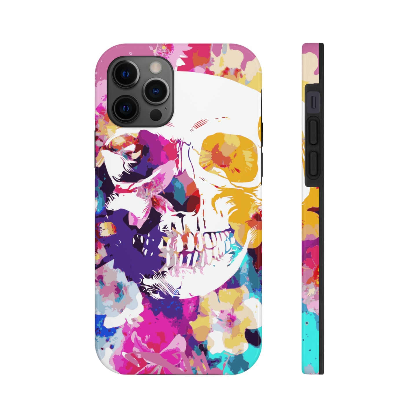 Skull and Bloom Tough Phone Case