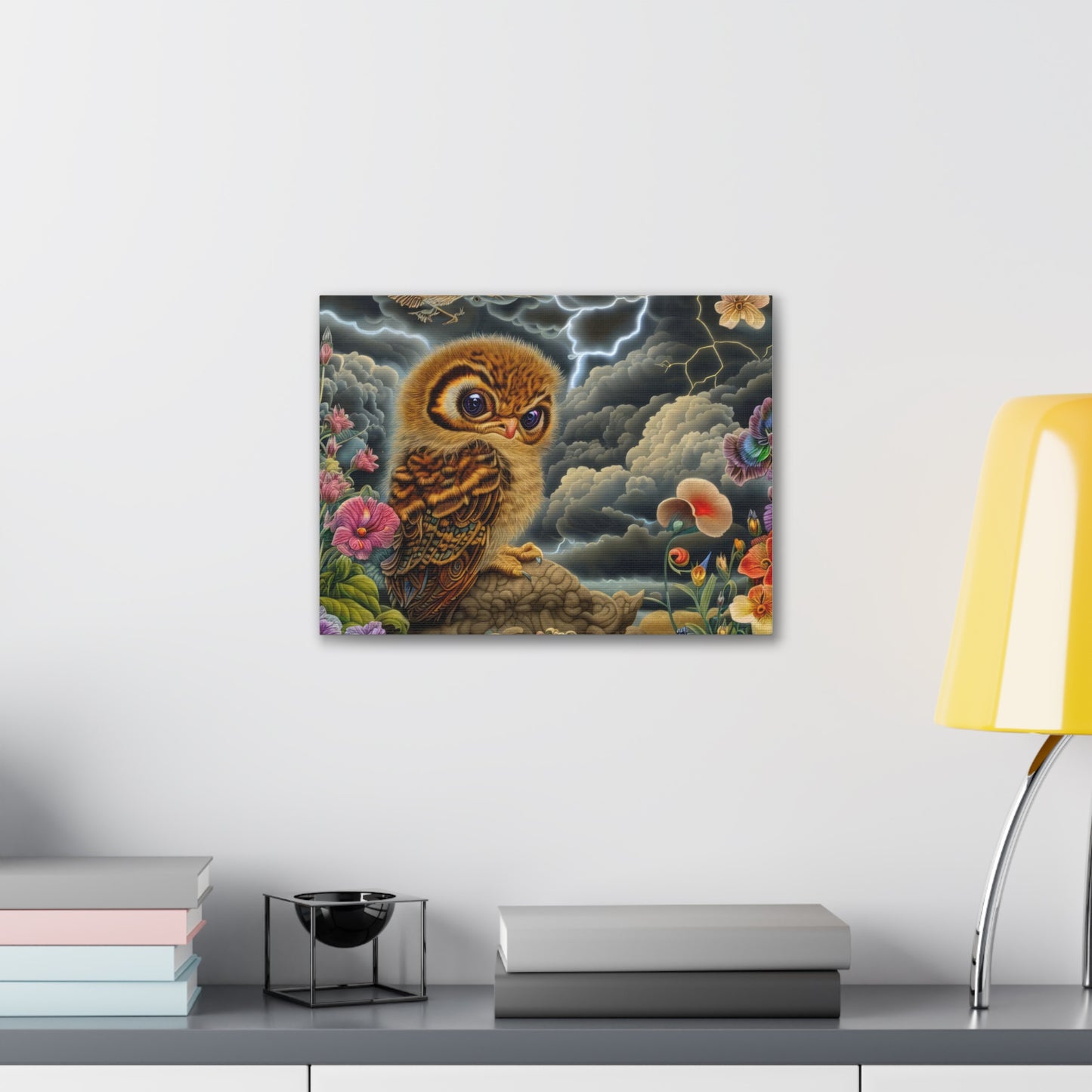 Achilles Owl - Canvas Wall Art