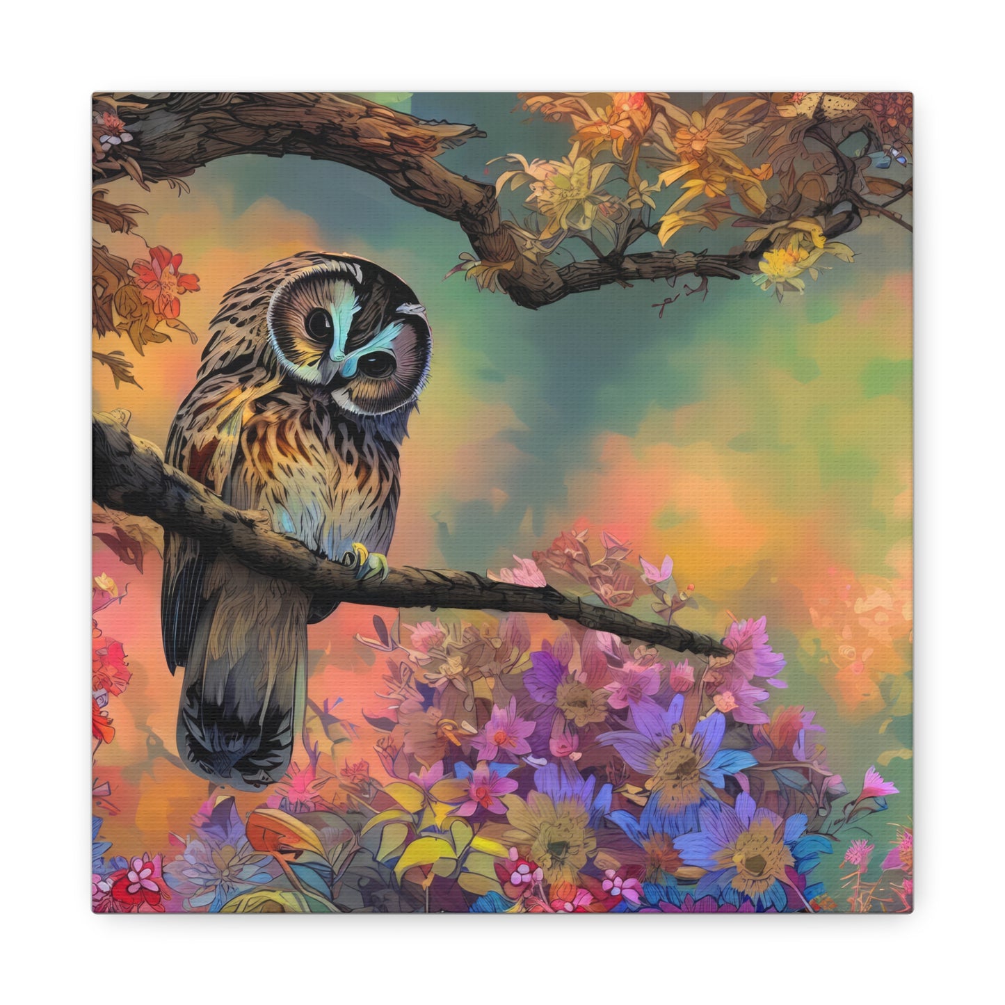 Kansas Owl - Canvas Wall Art