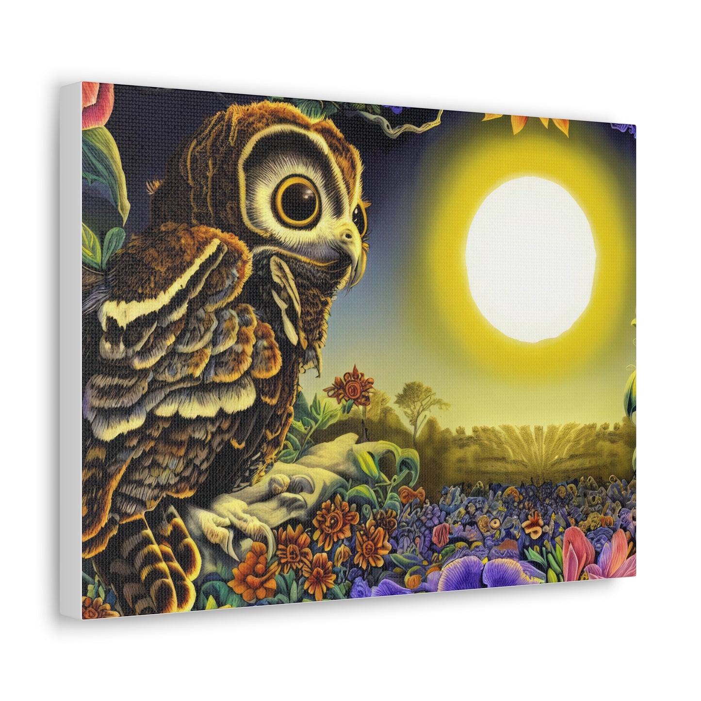 New Hampshire Owl - Canvas Wall Art