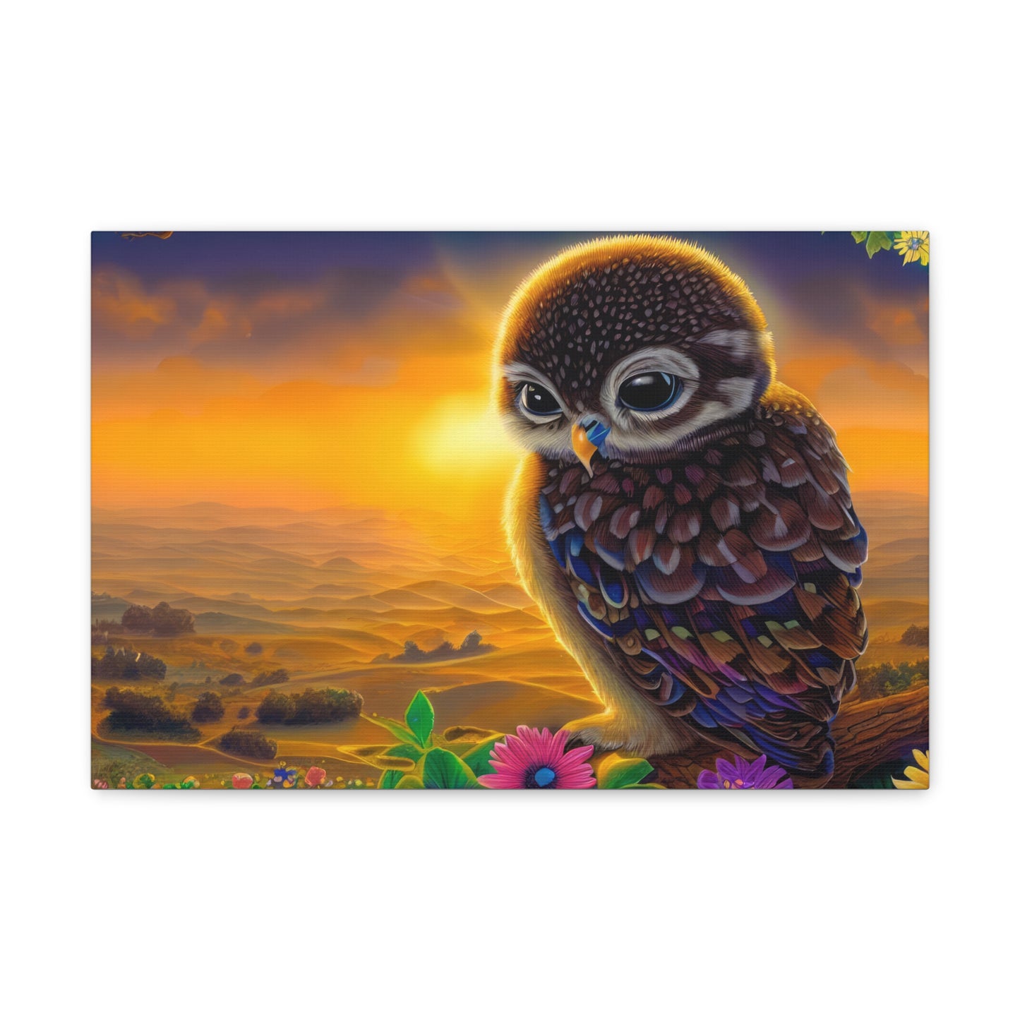 Ohio Owl - Canvas Wall Art