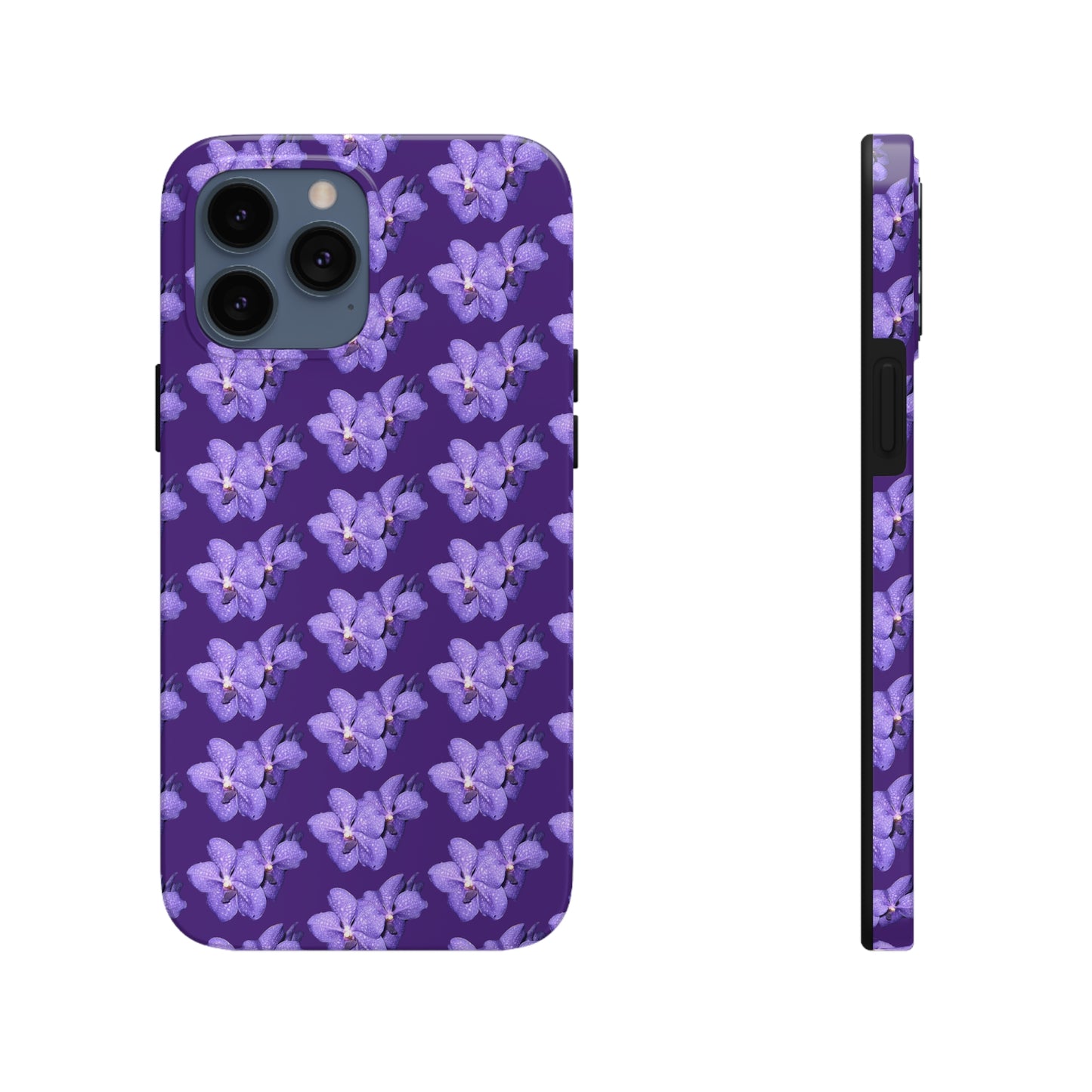 Blue Orchid Purple Tough Phone Case