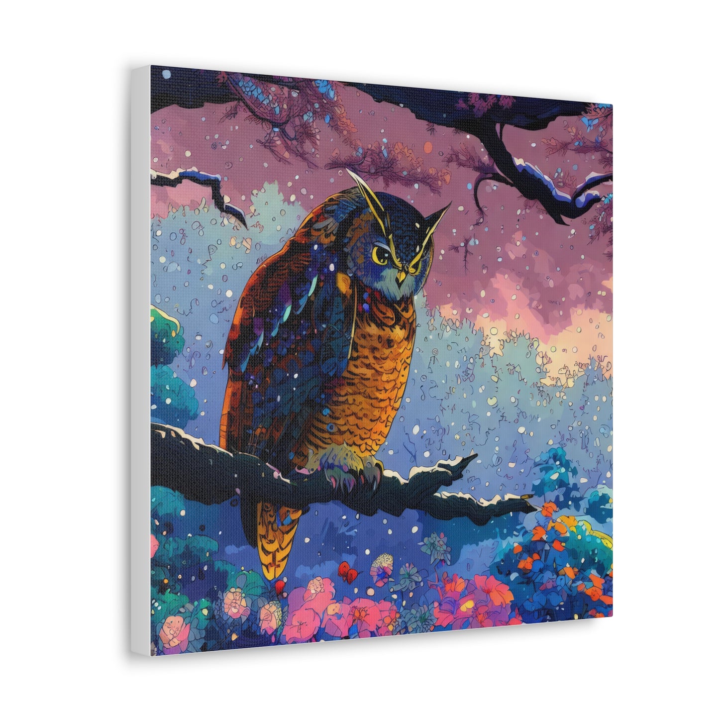 New Mexico Owl  - Canvas Wall Art