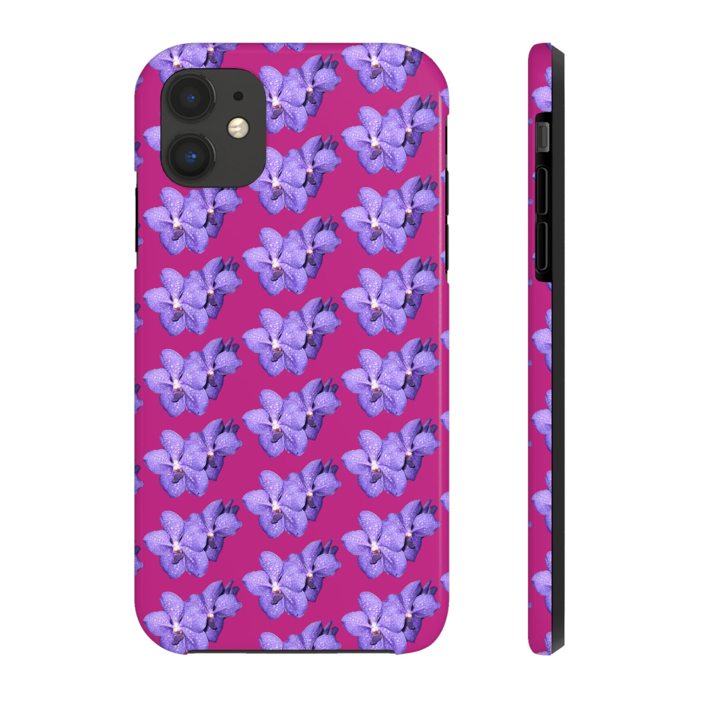 Blue Orchid Pink Tough Phone Case