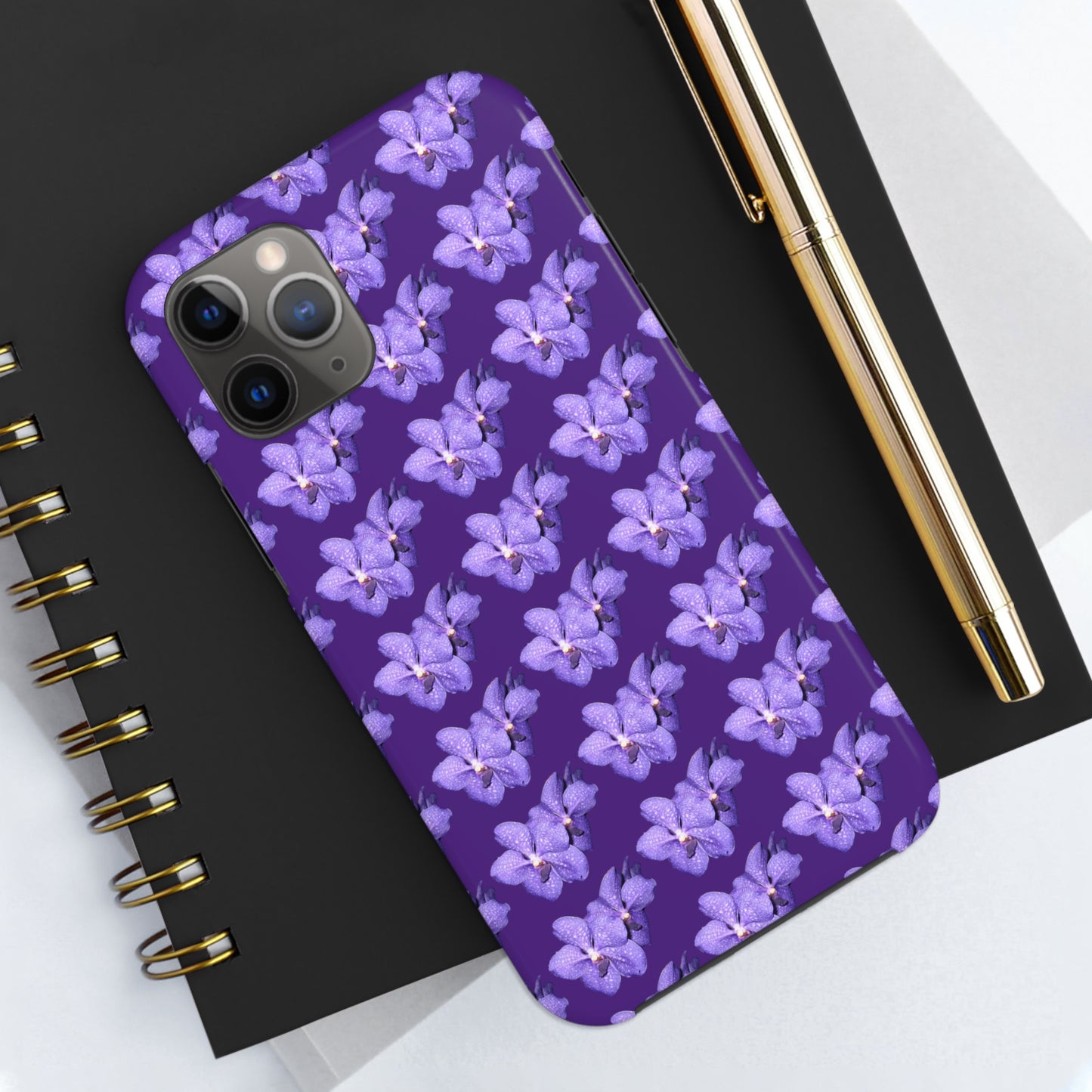 Blue Orchid Purple Tough Phone Case