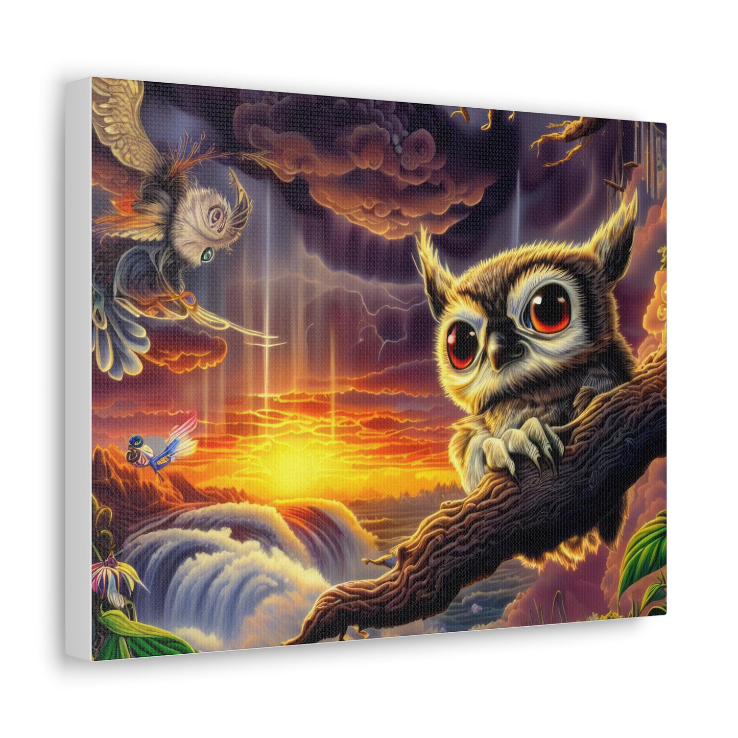 Agamemon Owl - Canvas Wall Art