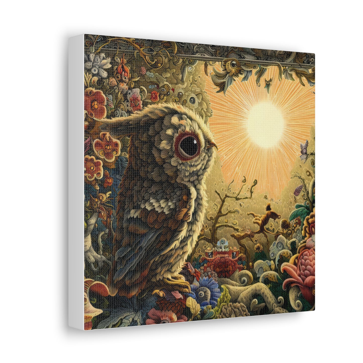 North Carolina Owl - Canvas Wall Art