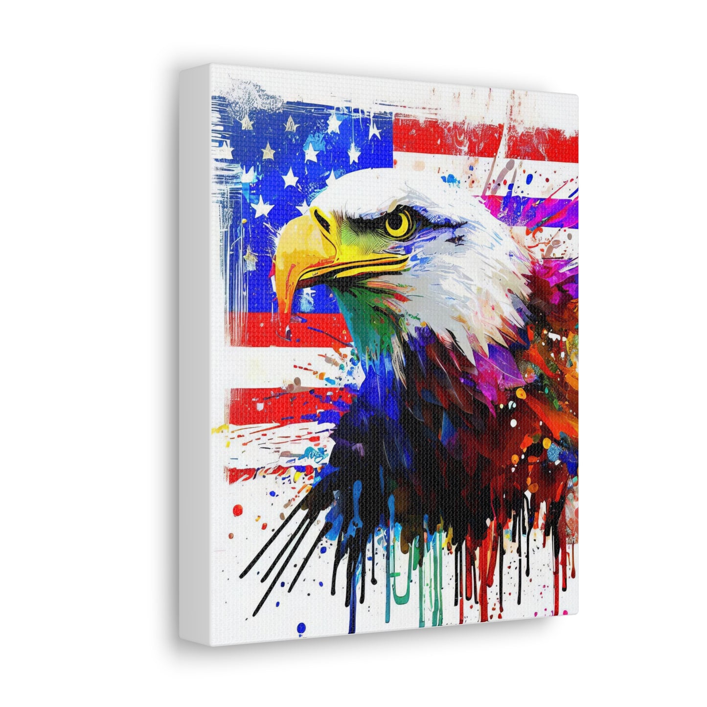 American Eagle Flag  - Canvas Wall Art