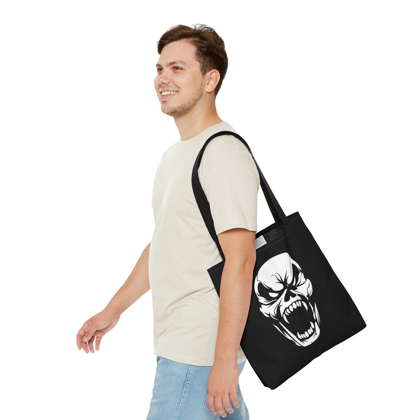 Wide Skull Tote Bag