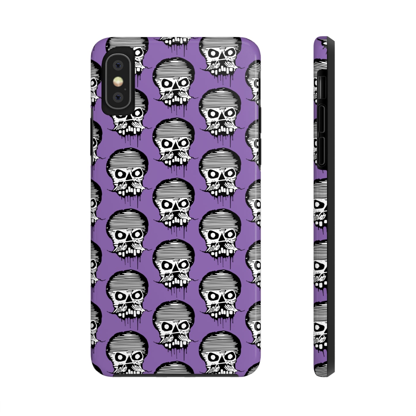 Skull Purple Tough Phone Case