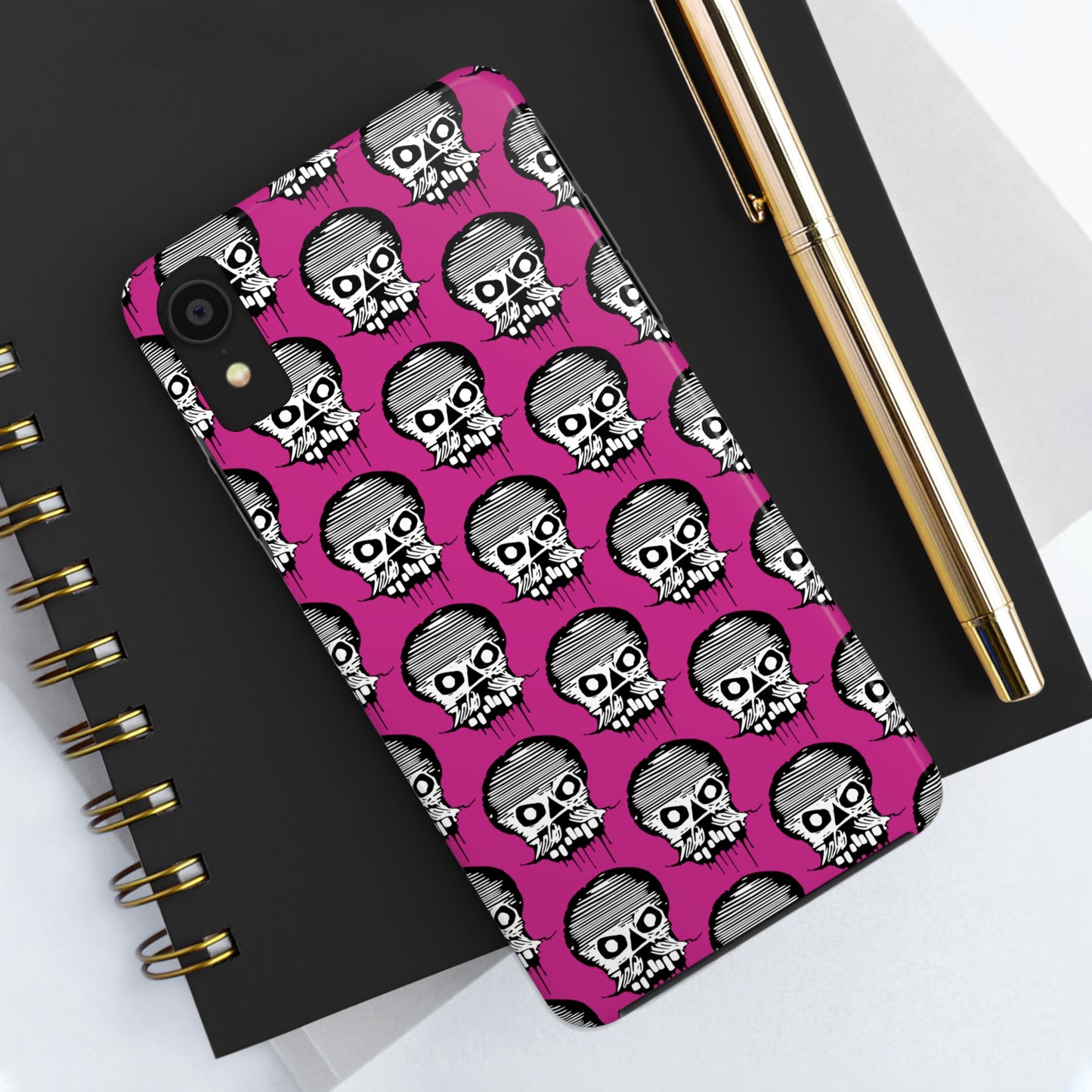 Skull Pink Tough Phone Case