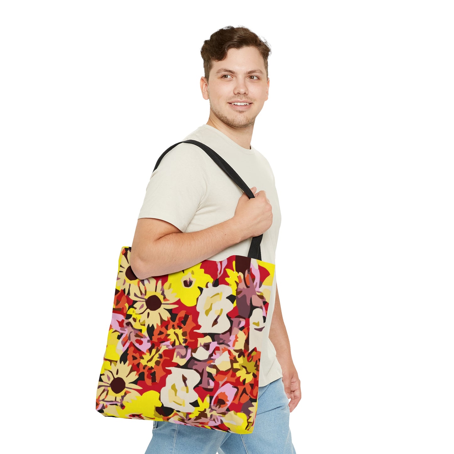 Floral Fusion Tote Bag