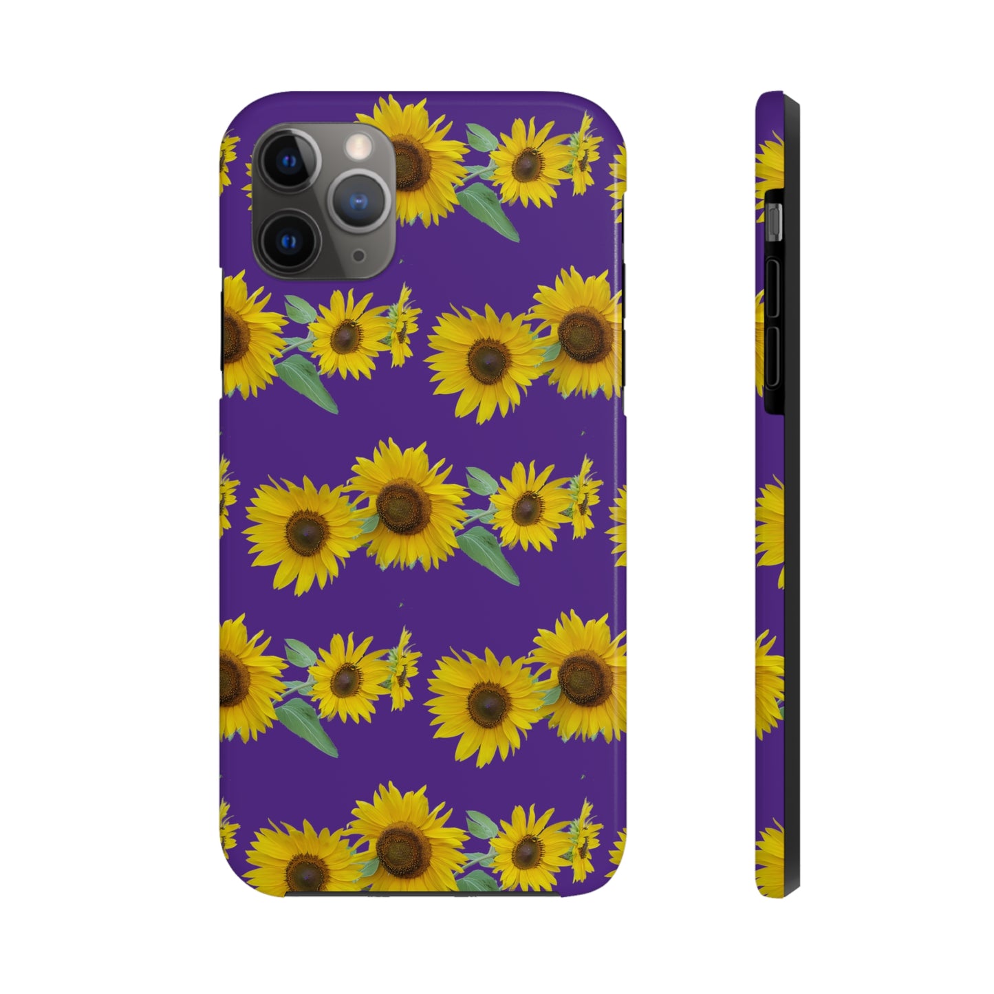 Sunflower Cluster Purple Tough Phone Case