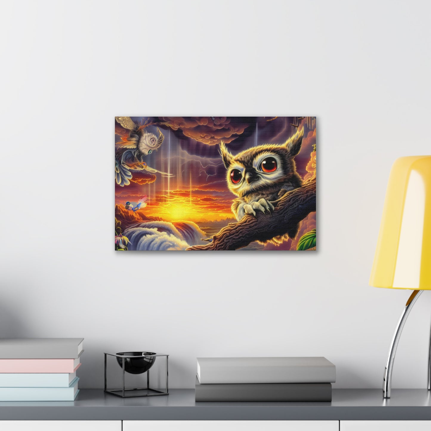 Agamemon Owl - Canvas Wall Art