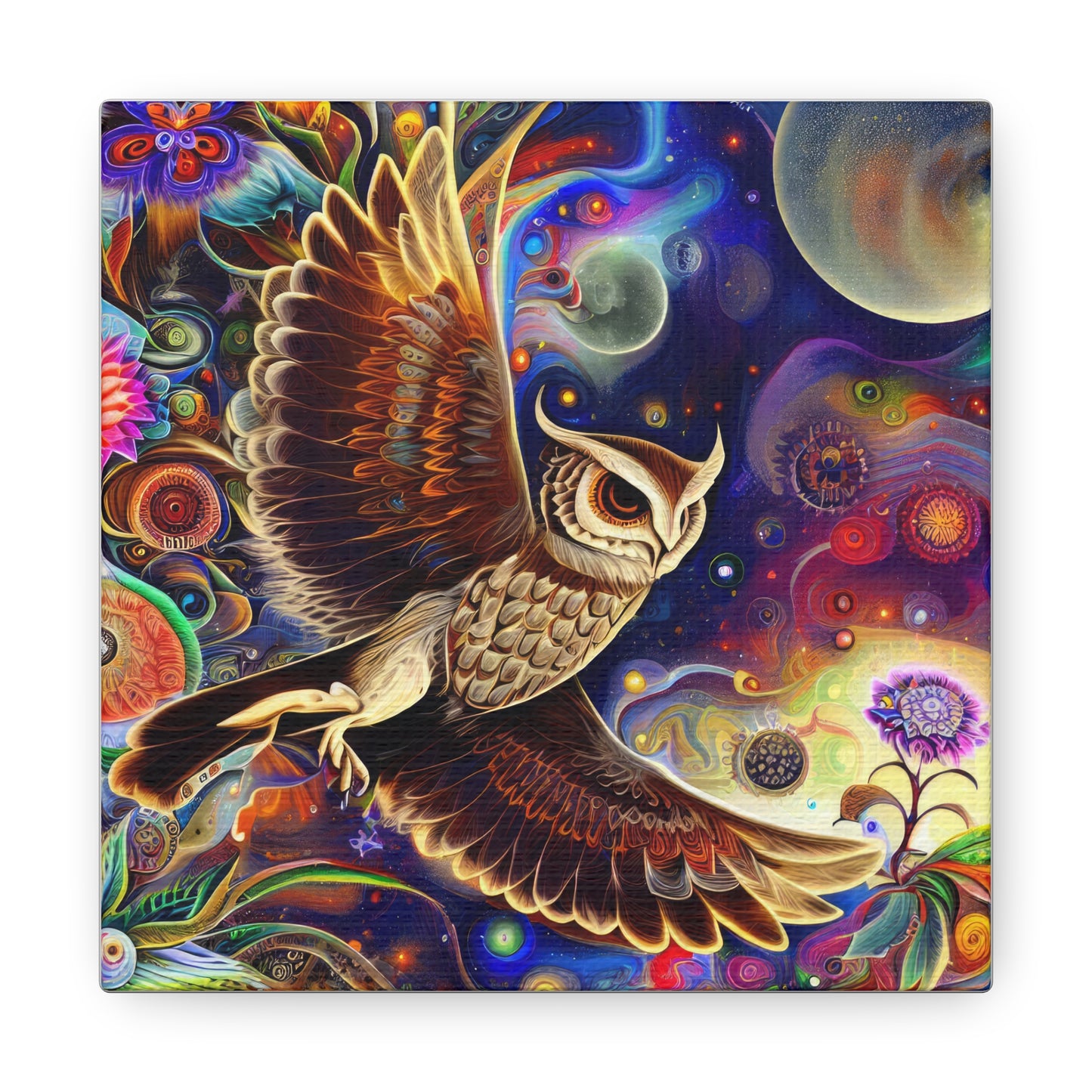 Michigan Owl - Canvas Wall Art