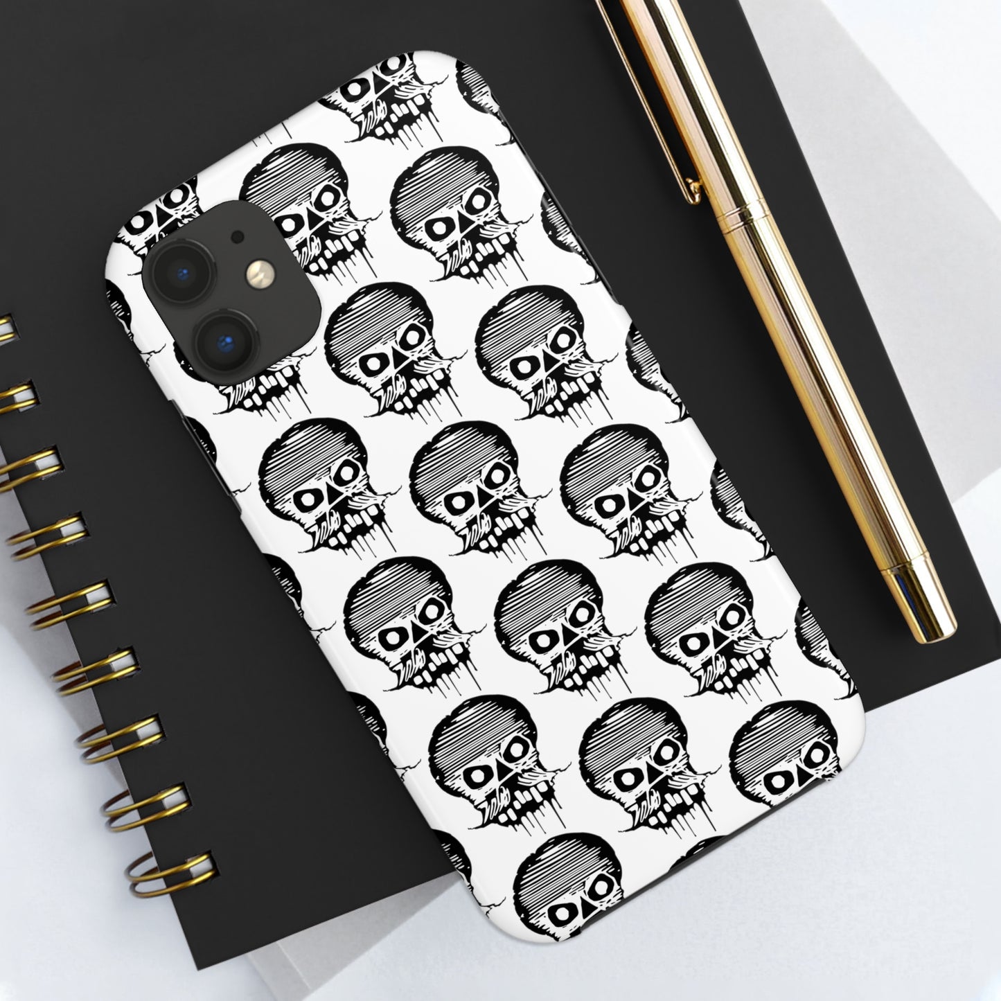 Skull White Tough Phone Case