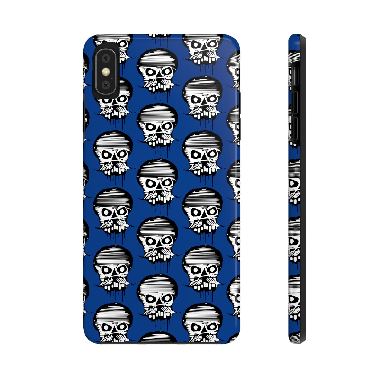 Skull Blue Tough Phone Case