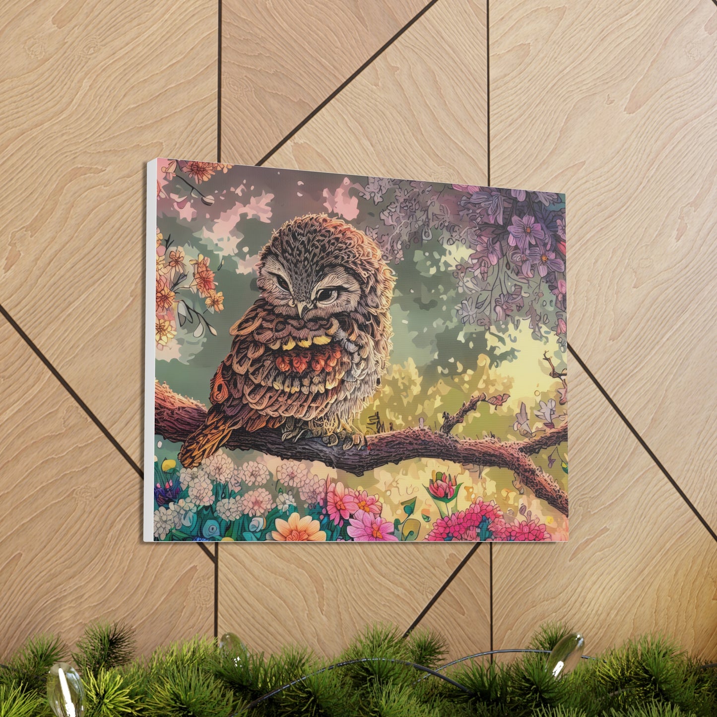 Oregon Owl - Canvas Wall Art