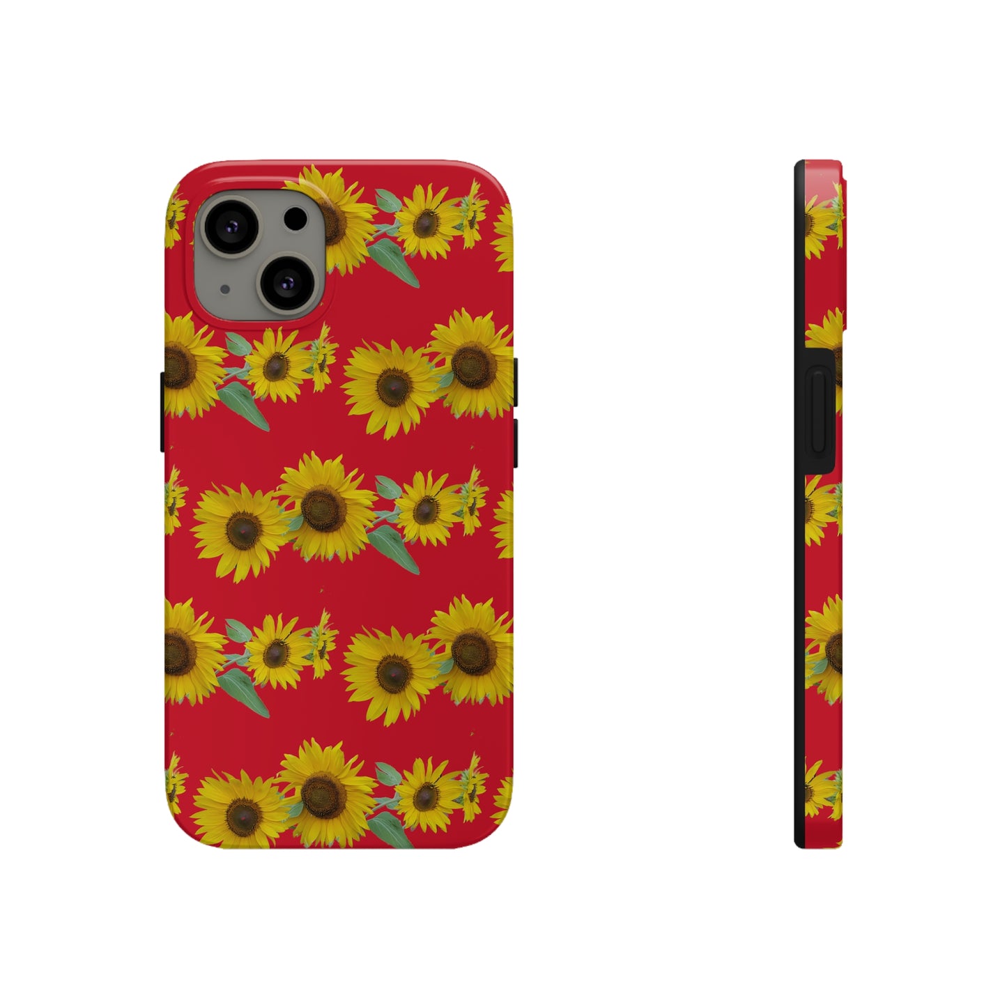 Sunflower Cluster RedTough Phone Case