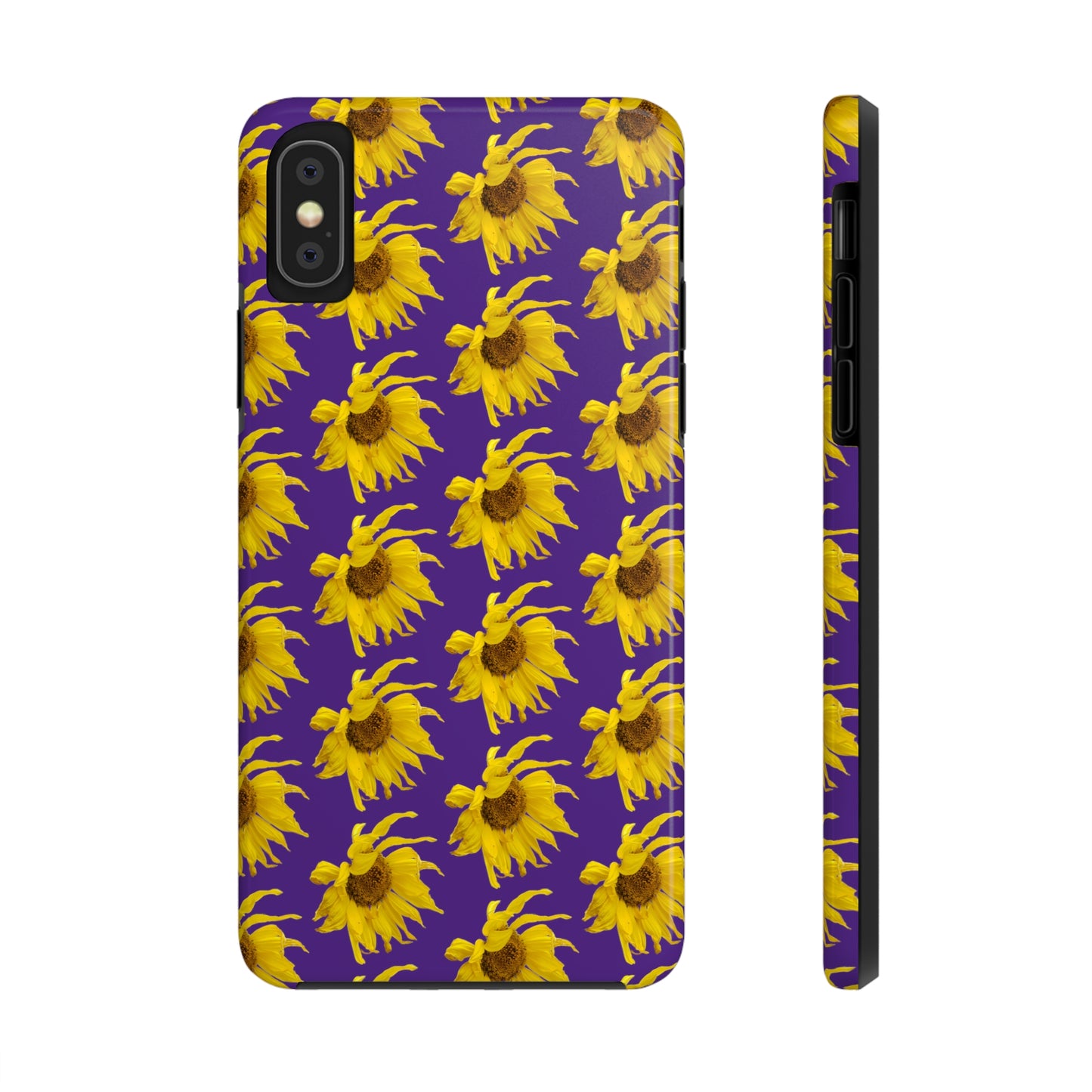 Fall Sunflower Purple Tough Phone Case