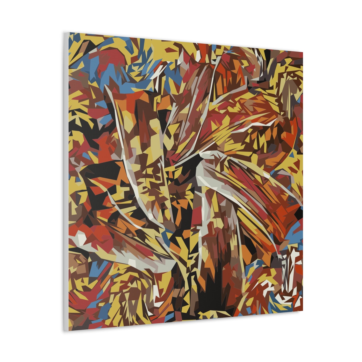 Abstract Floral Fiesta Canvas Gallery Wraps