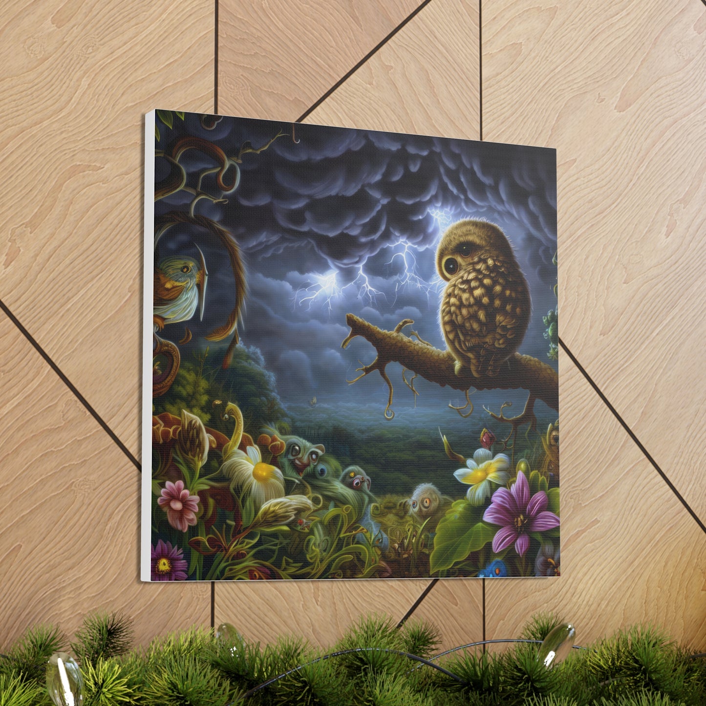 Mississippi Owl - Canvas Wall Art