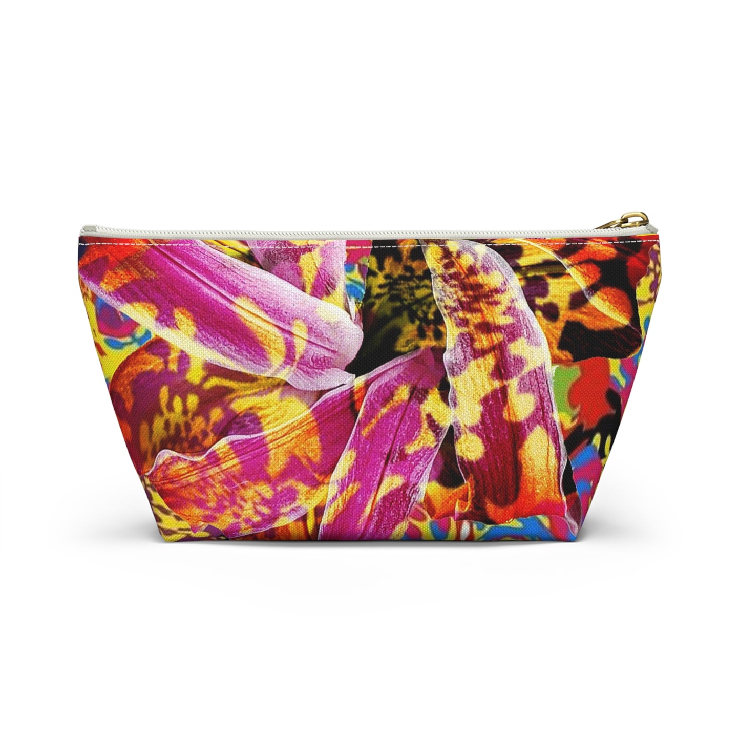 Floral Fiesta Accessory Pouch w T-bottom