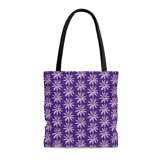 Aster Purple Tote Bag