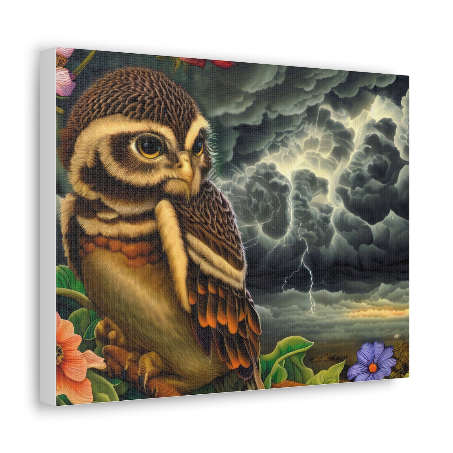 Aeolus Owl - Canvas Wall Art