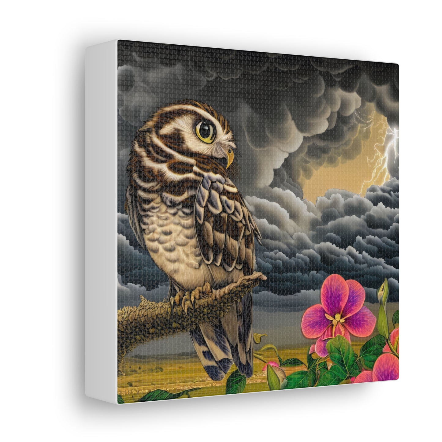 Hawaii Owl - Canvas Wall Art