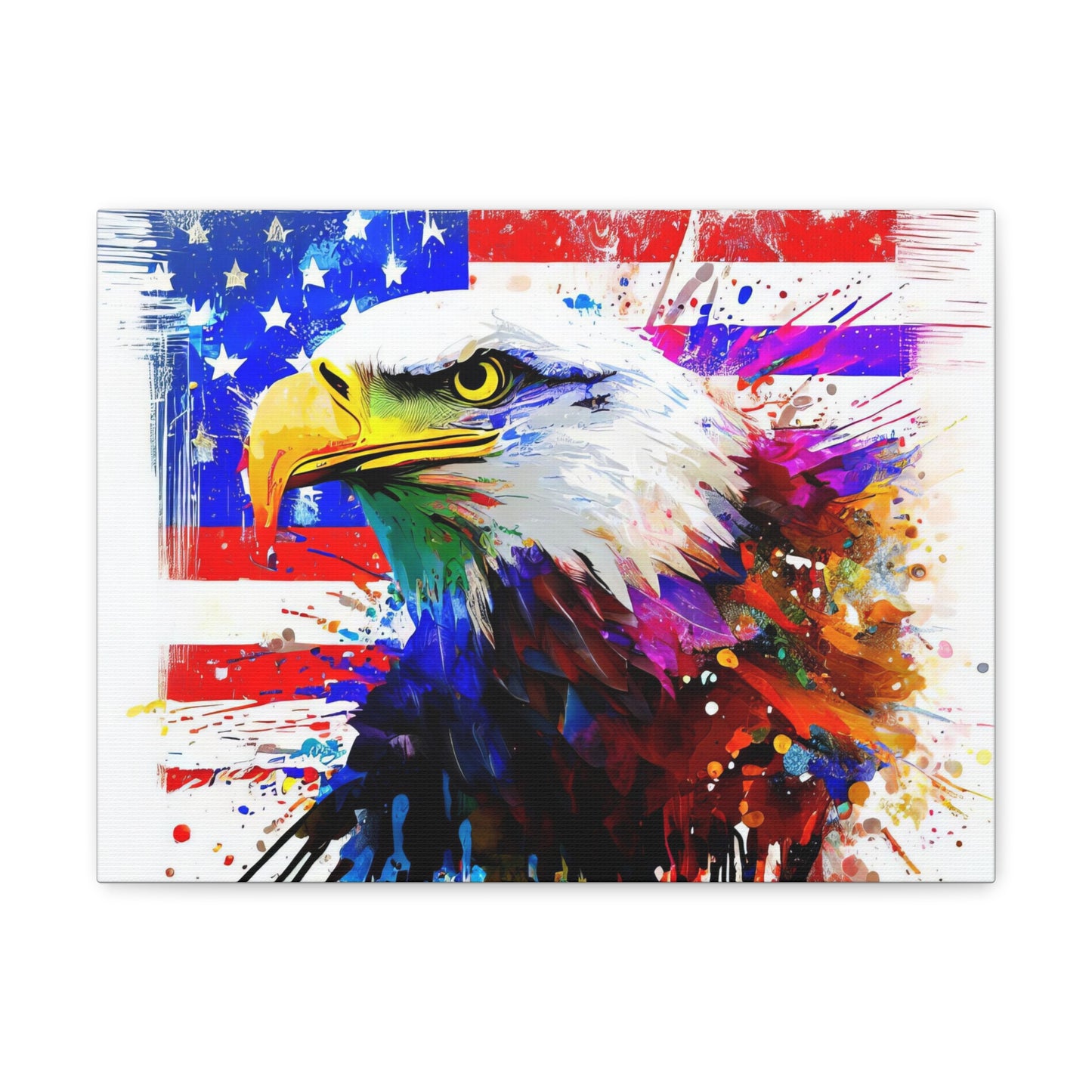 American Eagle Flag  - Canvas Wall Art