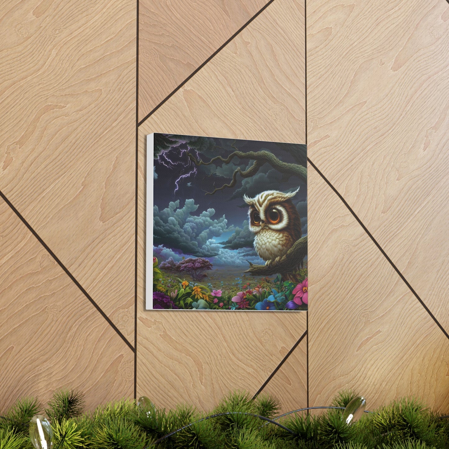 Iowa Owl  - Canvas Wall Art