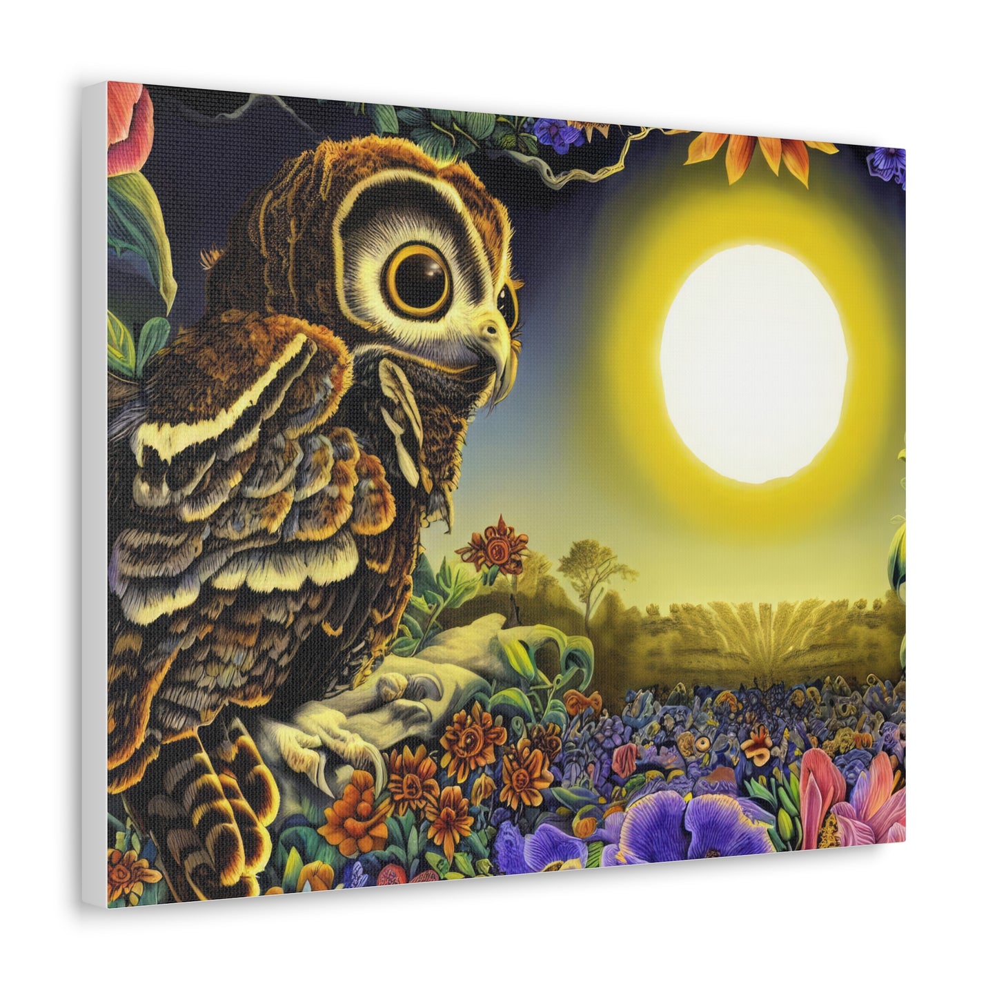 New Hampshire Owl - Canvas Wall Art