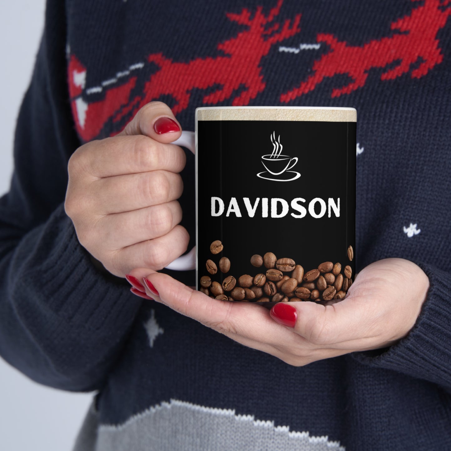 Davidson Name Coffee Mug 11oz B