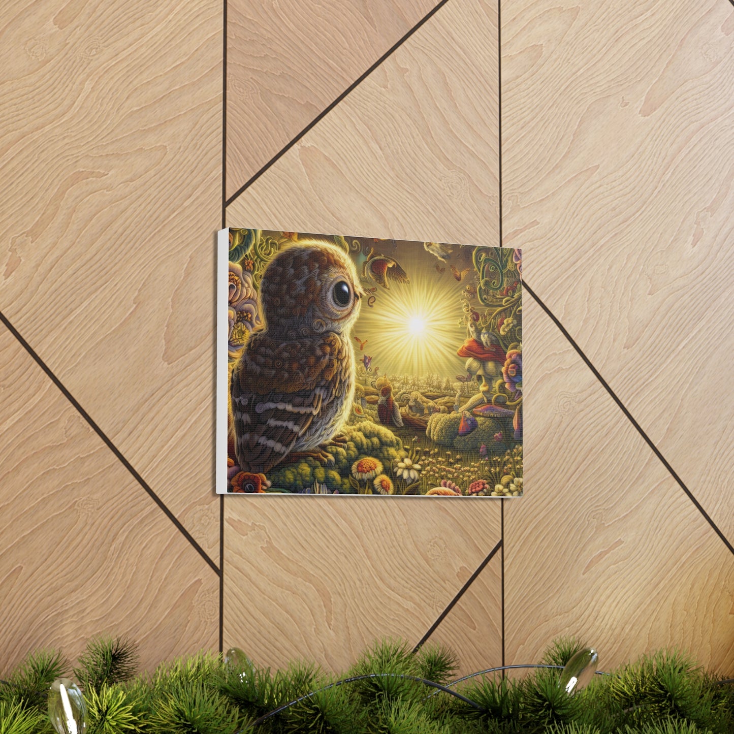 Massachusetts Owl - Canvas Wall Art