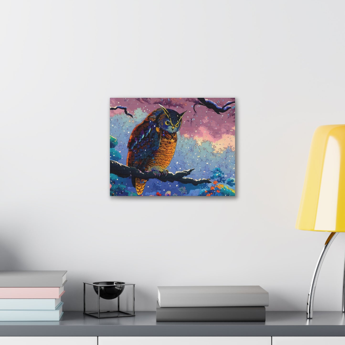 New Mexico Owl  - Canvas Wall Art