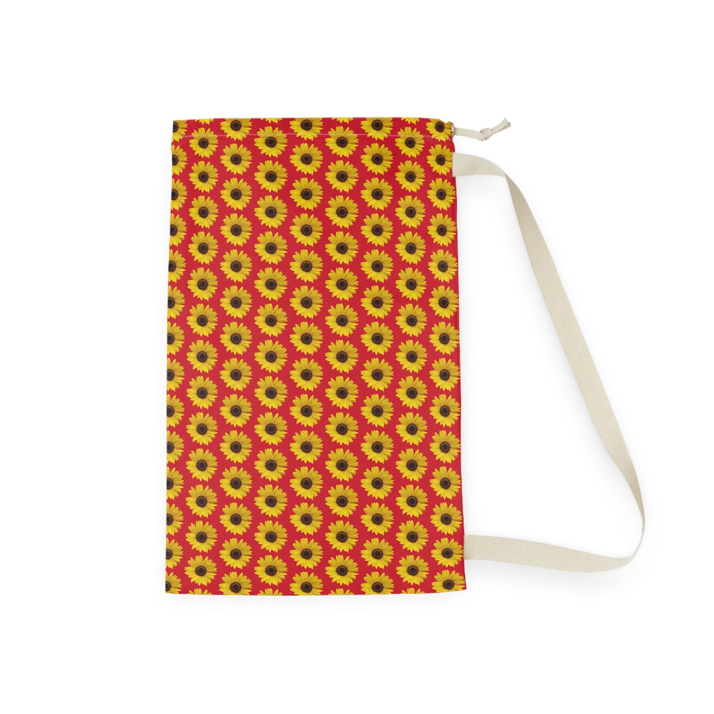 Sunflower Red Laundry Bag