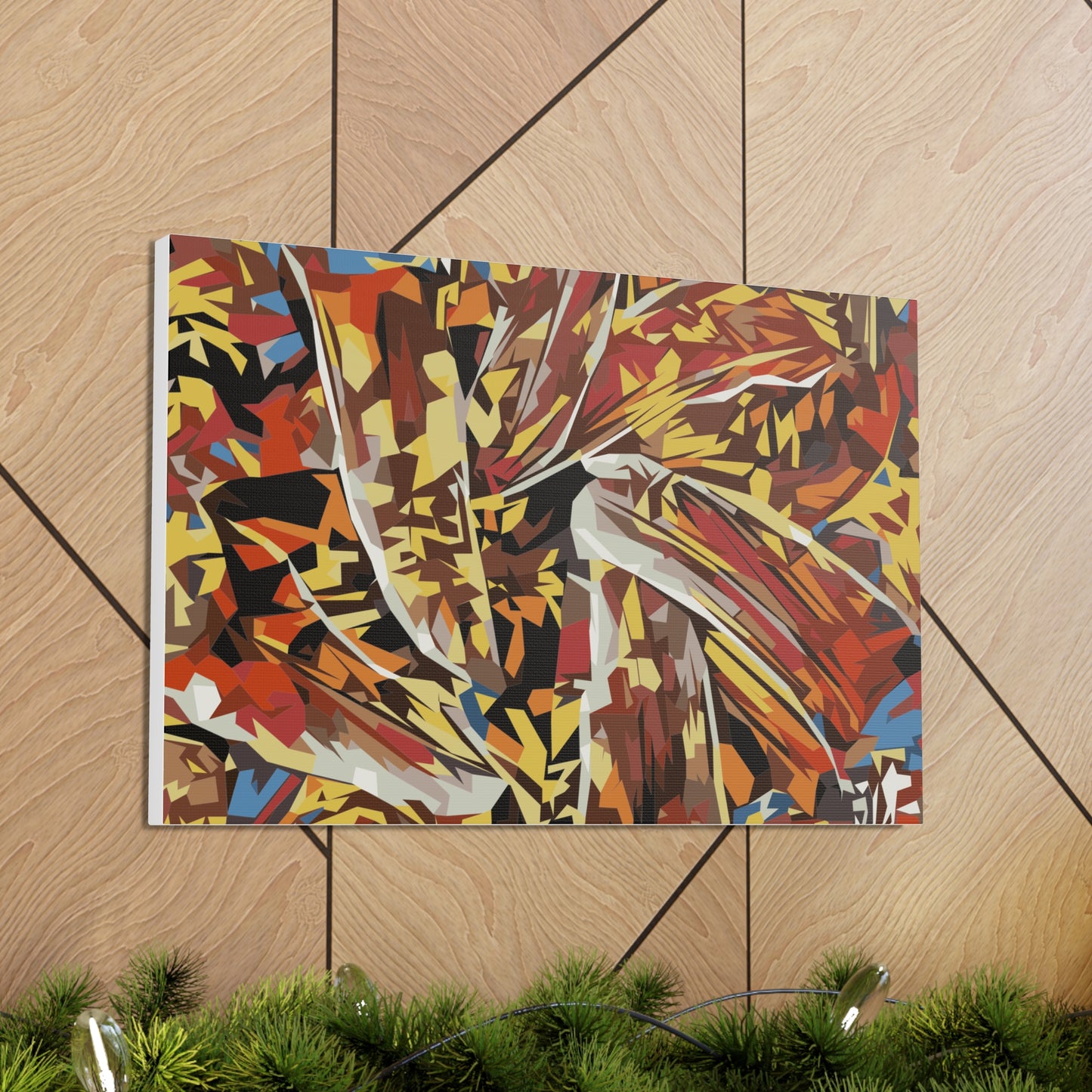 Abstract Floral Fiesta Canvas Gallery Wraps