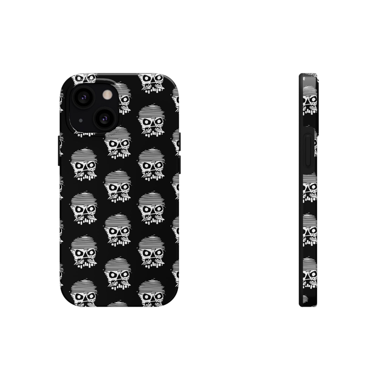 Skull Black Tough Phone Case