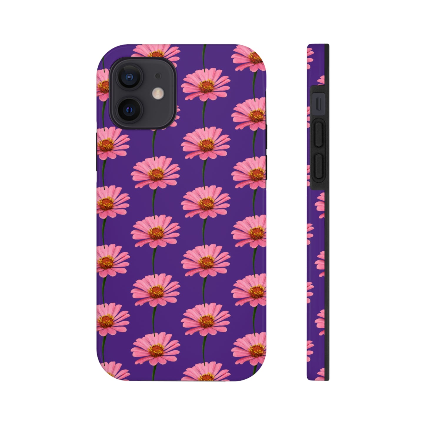 Pink Zinnia Purple Tough Phone Case