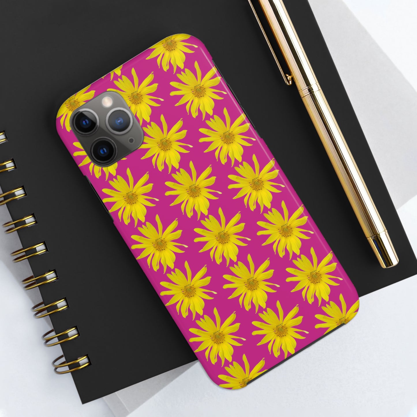 Wild Sunflower Pink Tough Phone Case