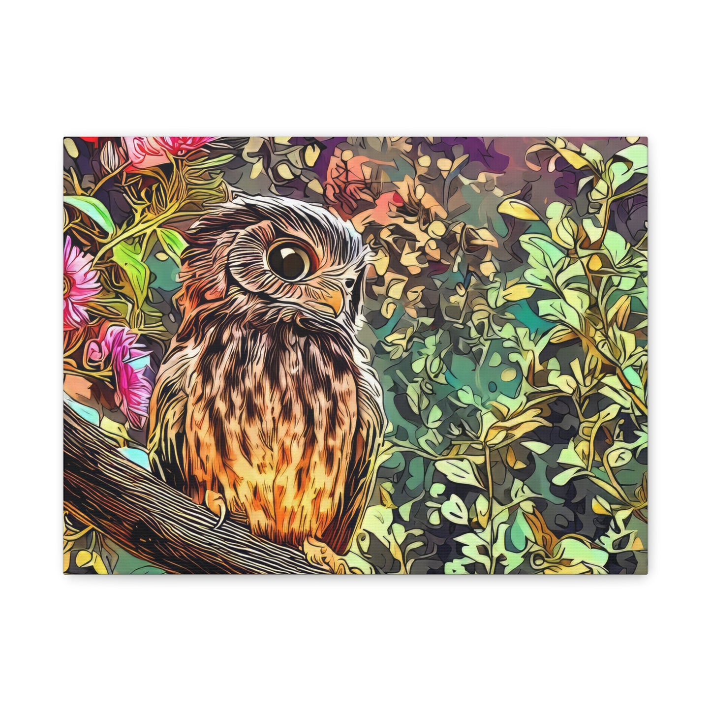 Idaho Owl - Canvas Wall Art