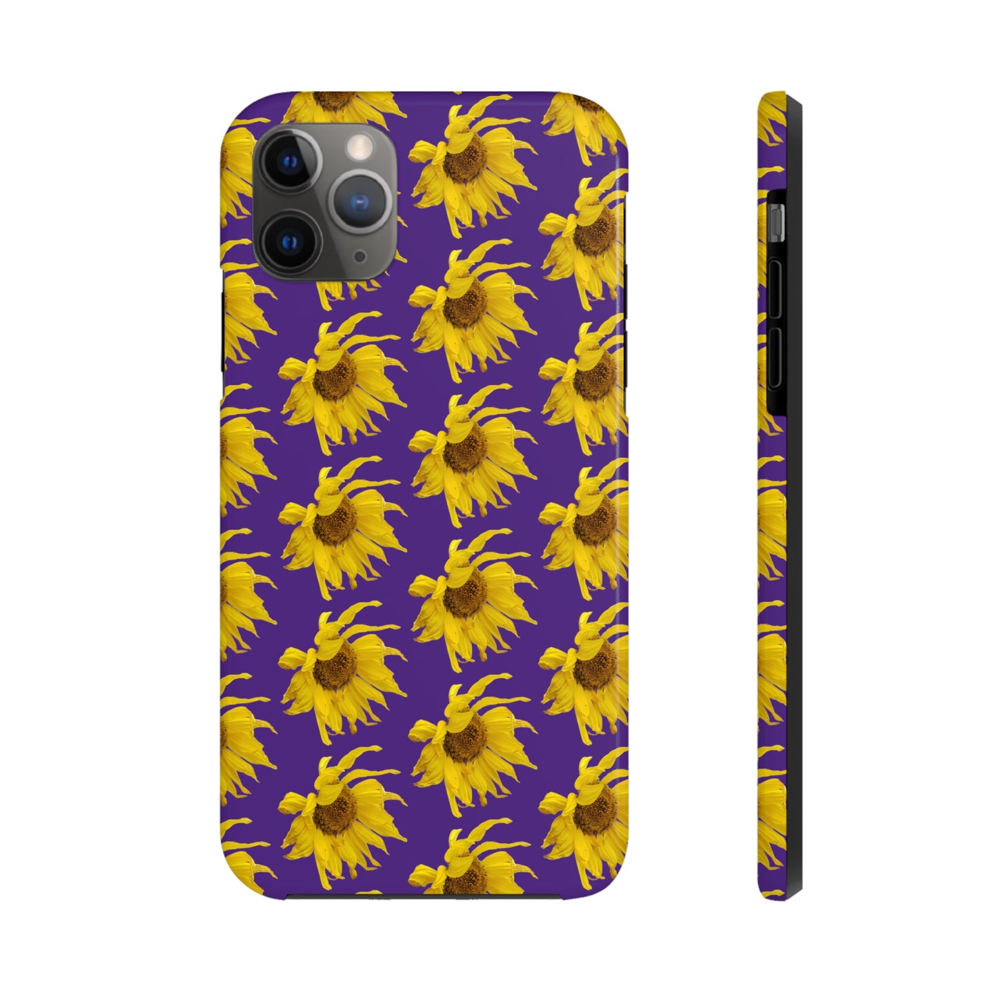 Fall Sunflower Purple Tough Phone Case