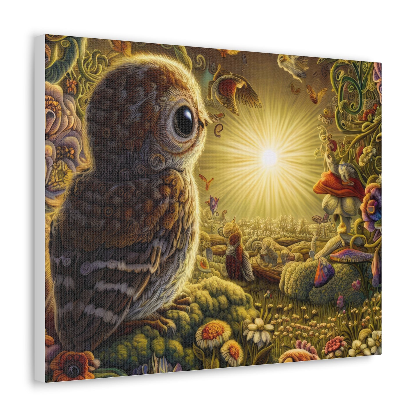 Massachusetts Owl - Canvas Wall Art