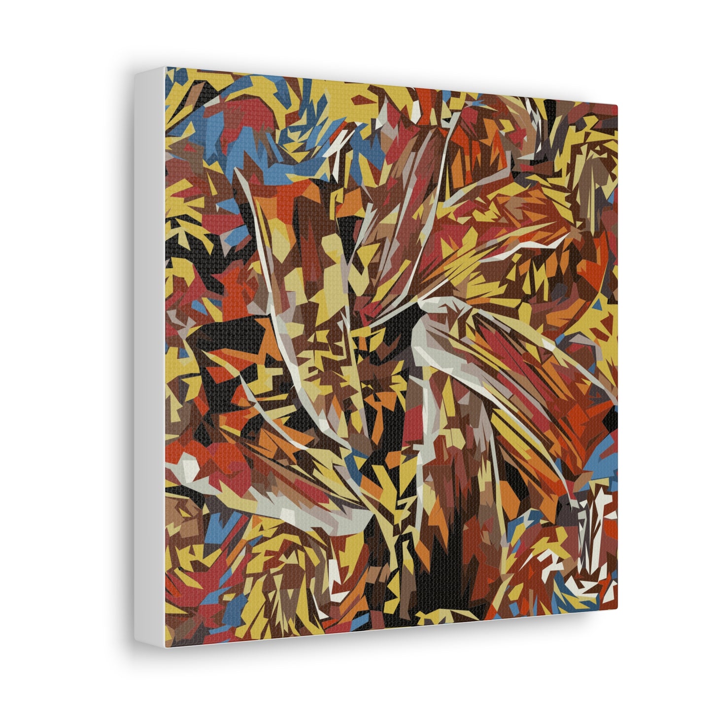 Abstract Floral Fiesta Canvas Gallery Wraps